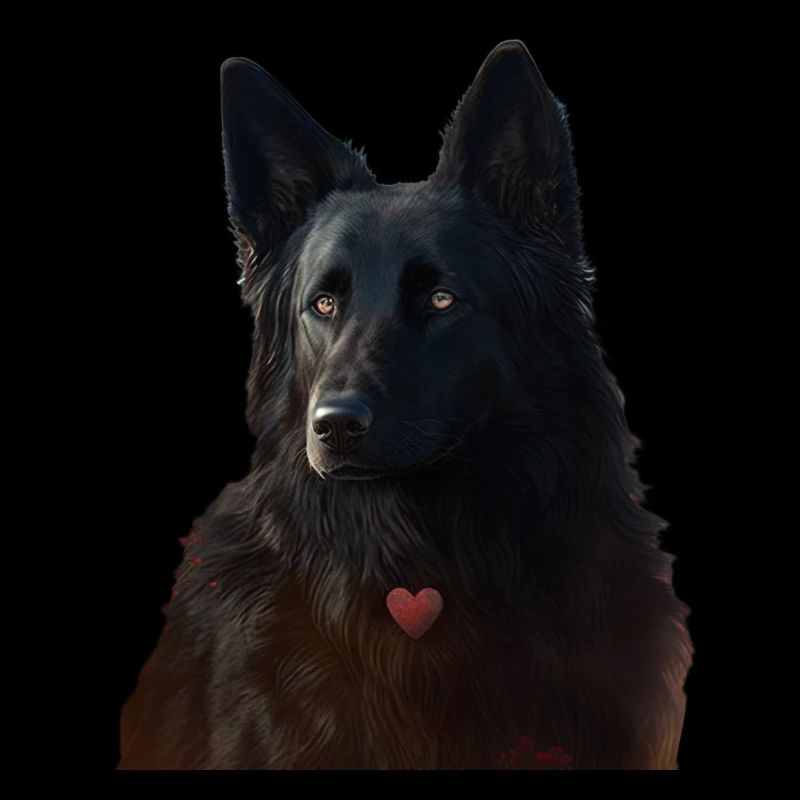 Black Shepherd Valentine's Day