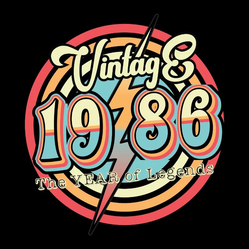 1986 Année de naissance Rétro