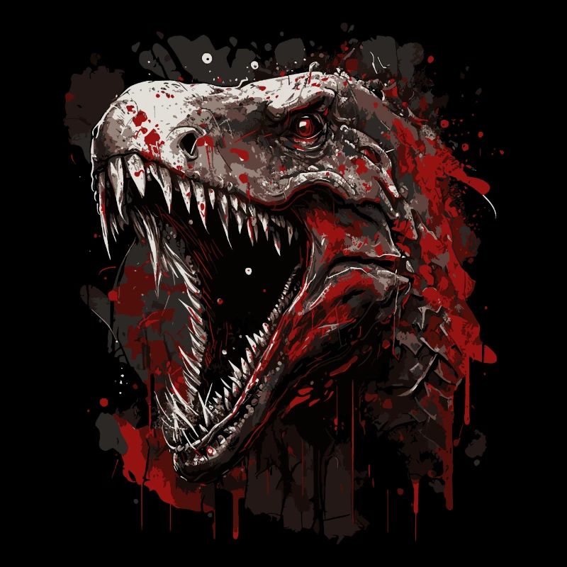 T-Rex mit schlechter Laune