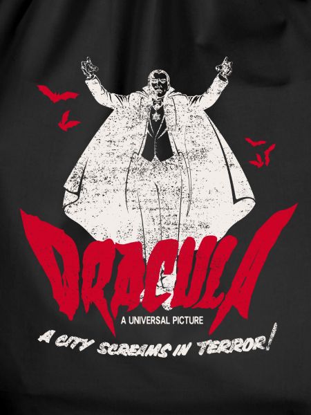 Universal Monsters Dracula Schriftzug Rot