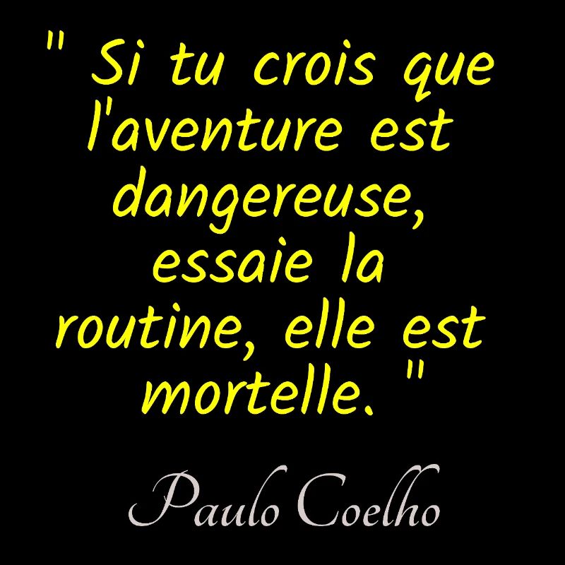 Si tu crois que l aventure est dangereuse - Coelho