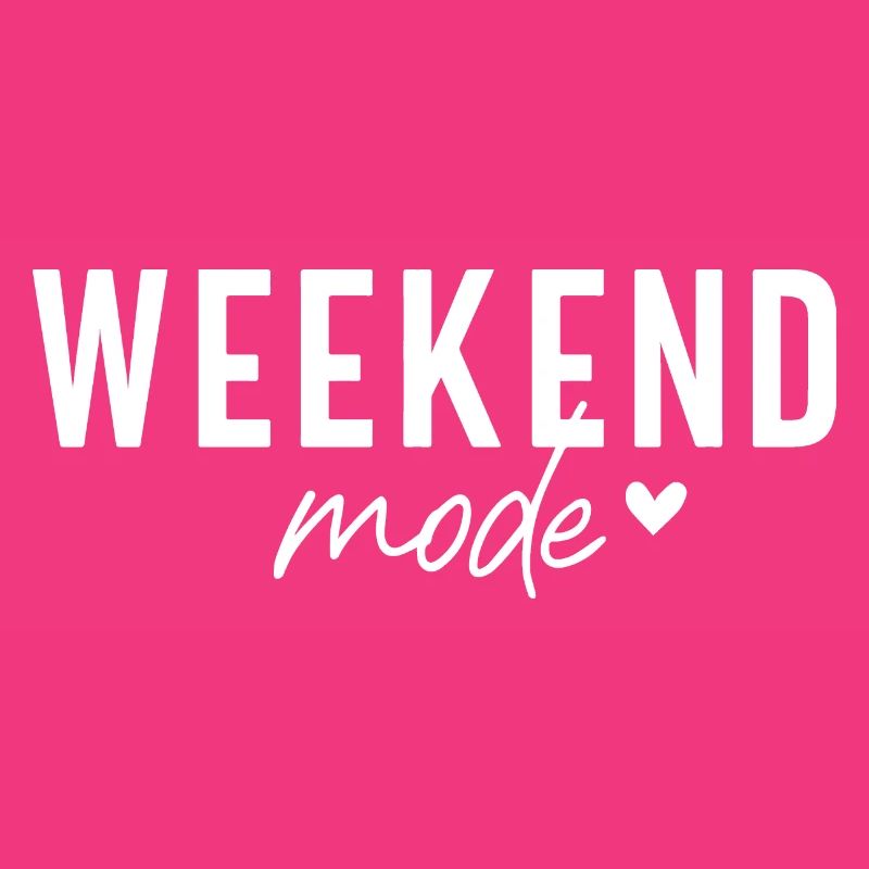 Wochenend-Modus-Stimmung