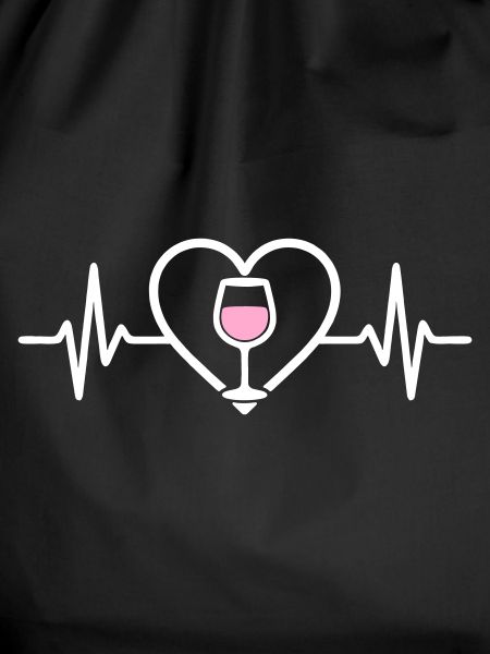 Rosé Wine Heart