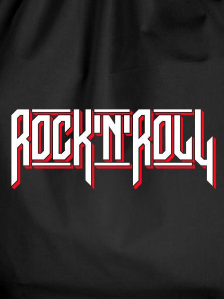 Rock'N'Roll Custom Typography Logo