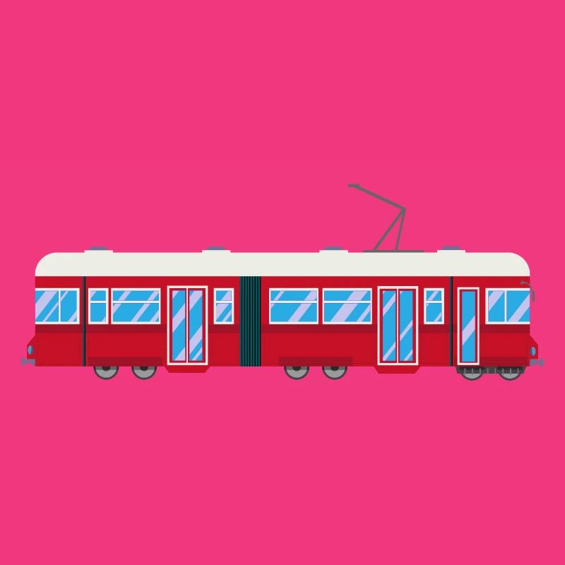 Tram, tramway, train, chemin de fer