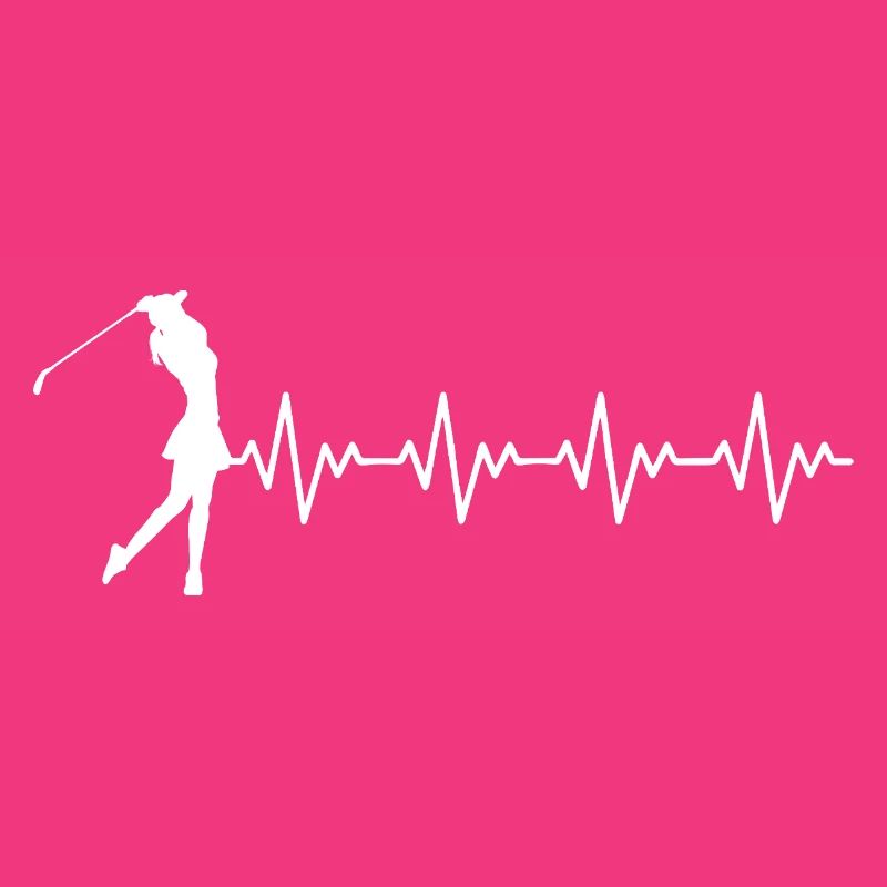 Golfeuse Golfeuse Coup de golf ECG Battement de cœur
