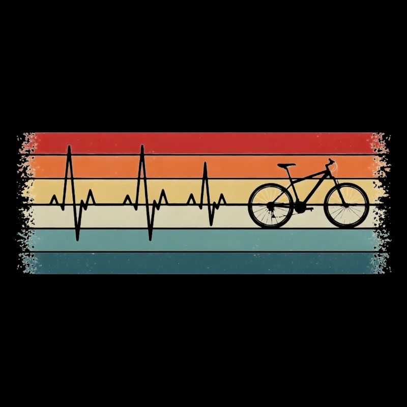 Retro Cycling Heartbeat Cycling MTB