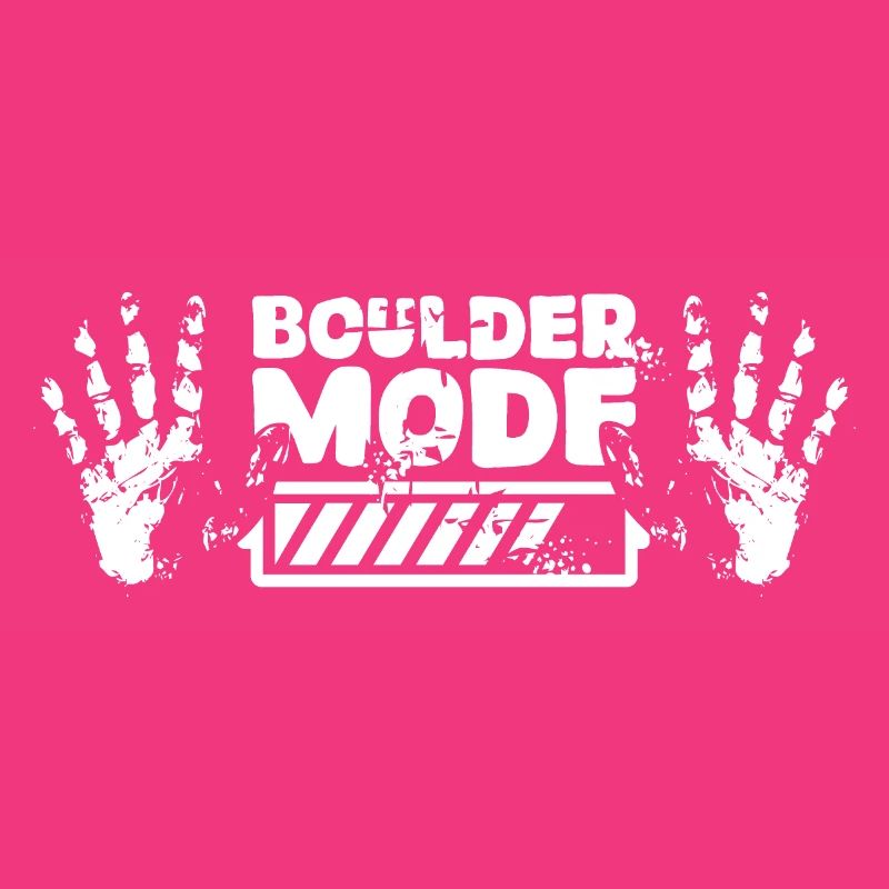 Boulder Chalk loading Main Climber Icon Logo