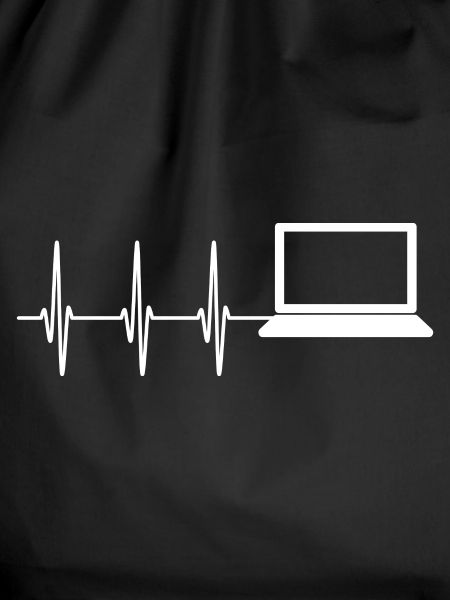 Heartbeat Computer Scientist Laptop