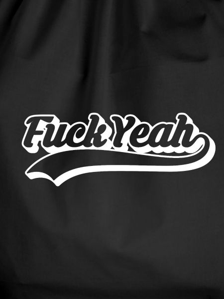 Retro Style 'Fuck Yeah' Script