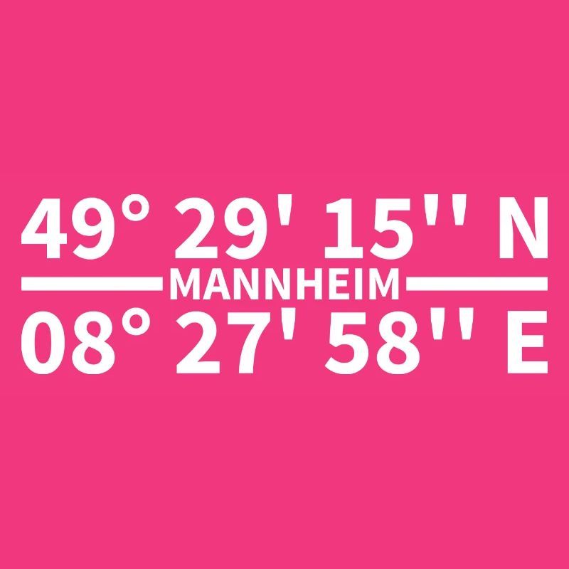 Coordonnées de Mannheim