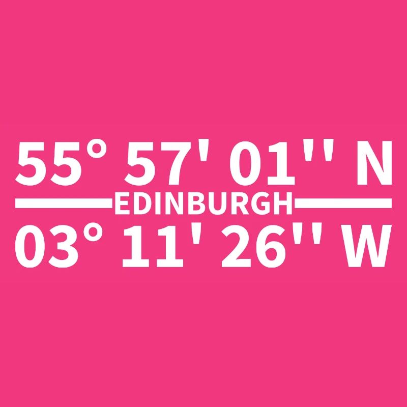 Edinburgh coordinates