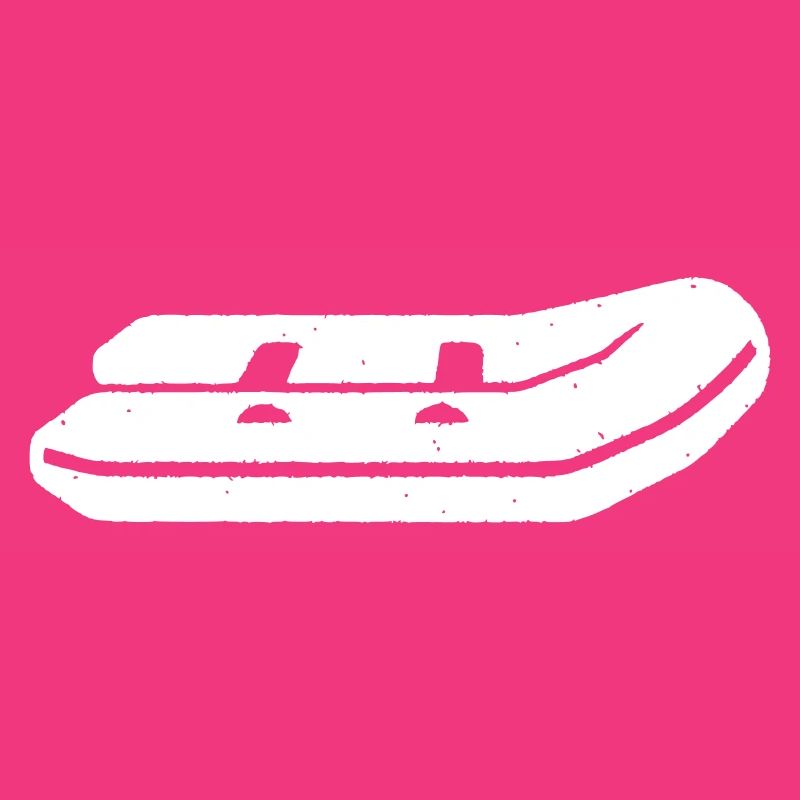 Inflatable Boat Paddling Boat Vector