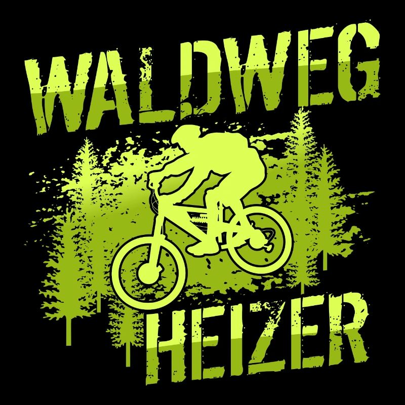 MTB Mountainbiker - Waldweg Heizer