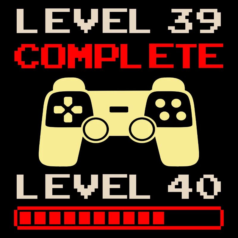 40th Birthday Level Complete 39 Next Level 40