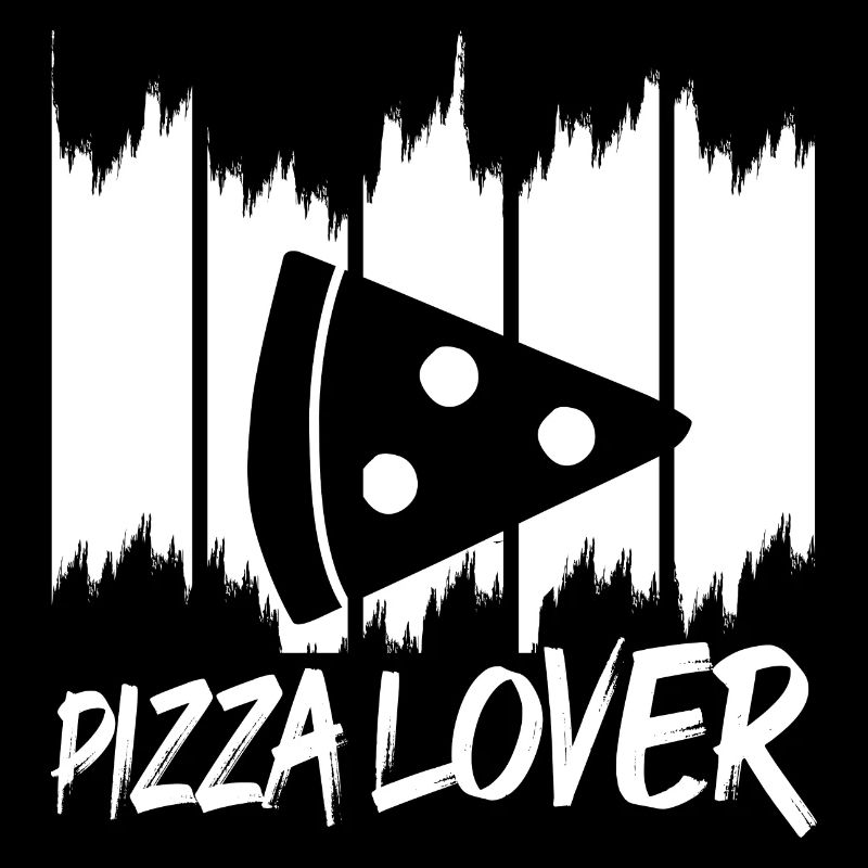 Lustiger Pizza Liebhaber