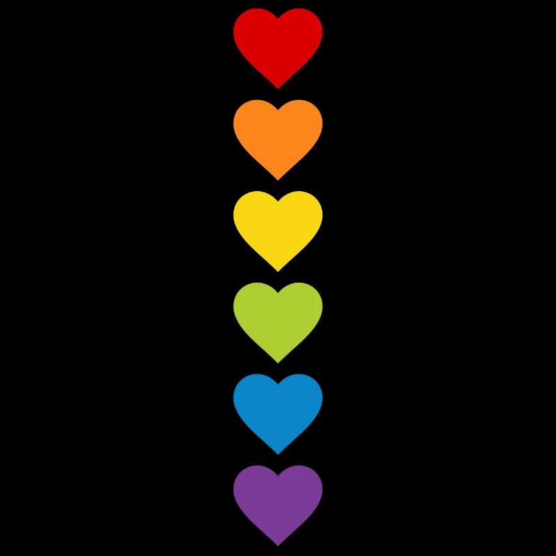 LGBT CSD LGBTQ+ HERZ REGENBOGEN HERZEN PRIDE MONTH
