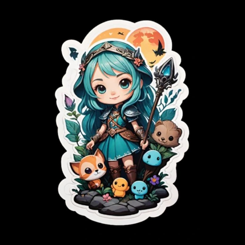 Fille magicienne