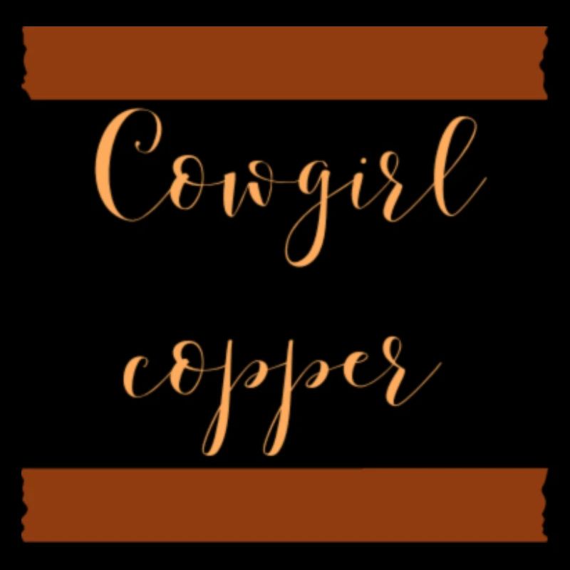 Cow girl copper