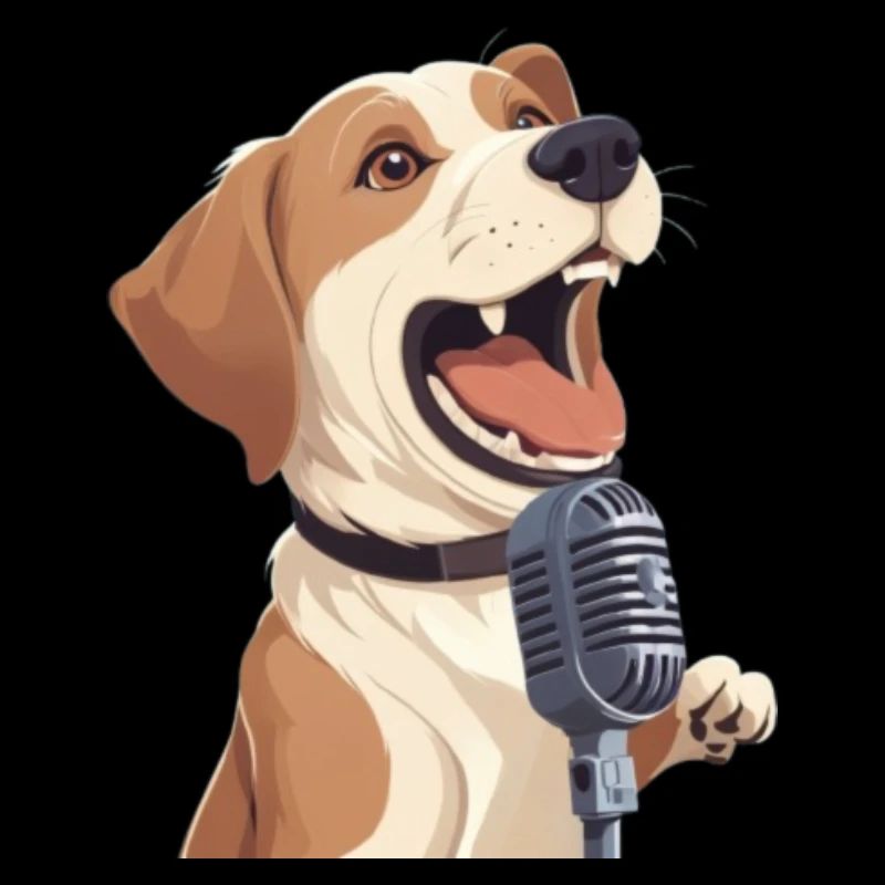Singender Hund