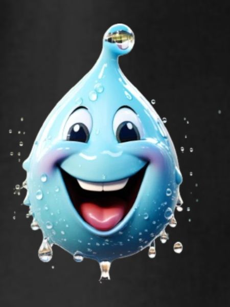 Der lachende Wassertropfen