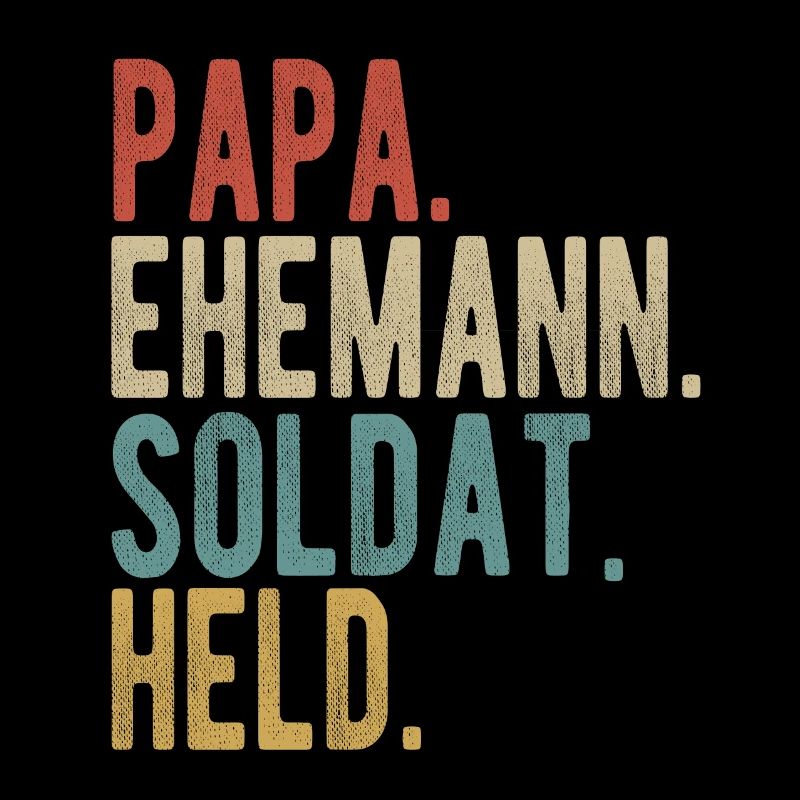 Soldat Papa Ehemann Held