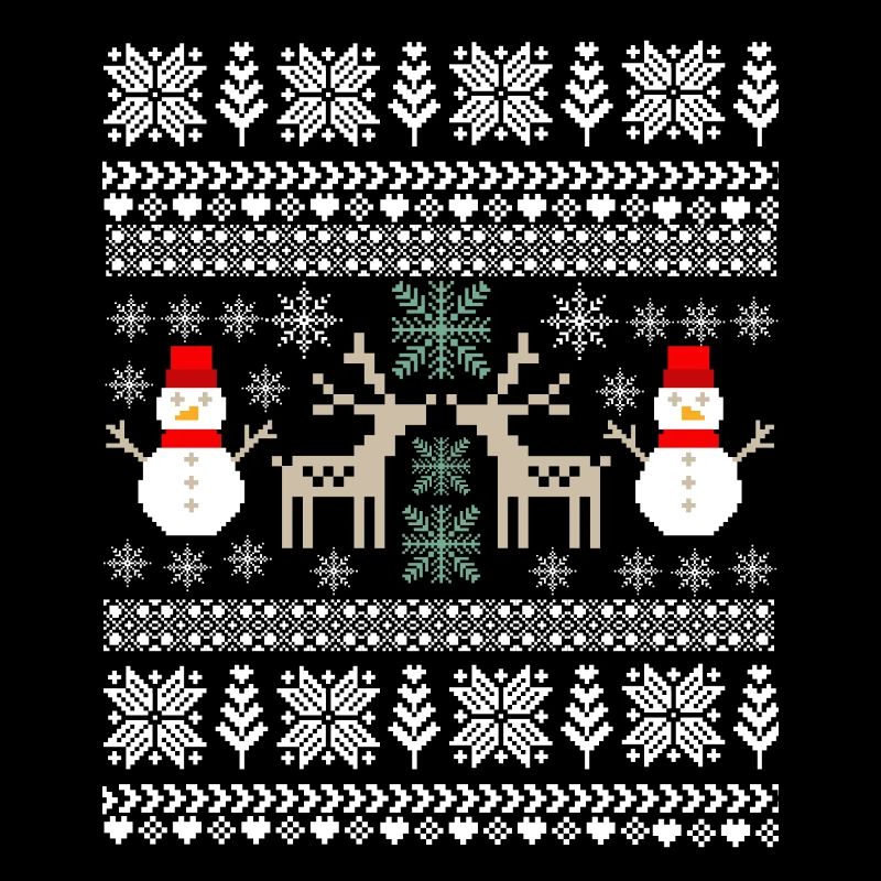 Rétro Noël Pixel