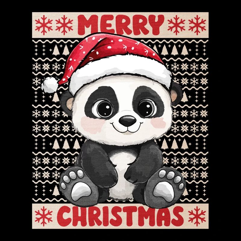 Panda Ours Noël Mignon Noël mignon Noël
