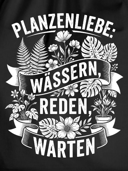 Plant love: watering, talking, waiting