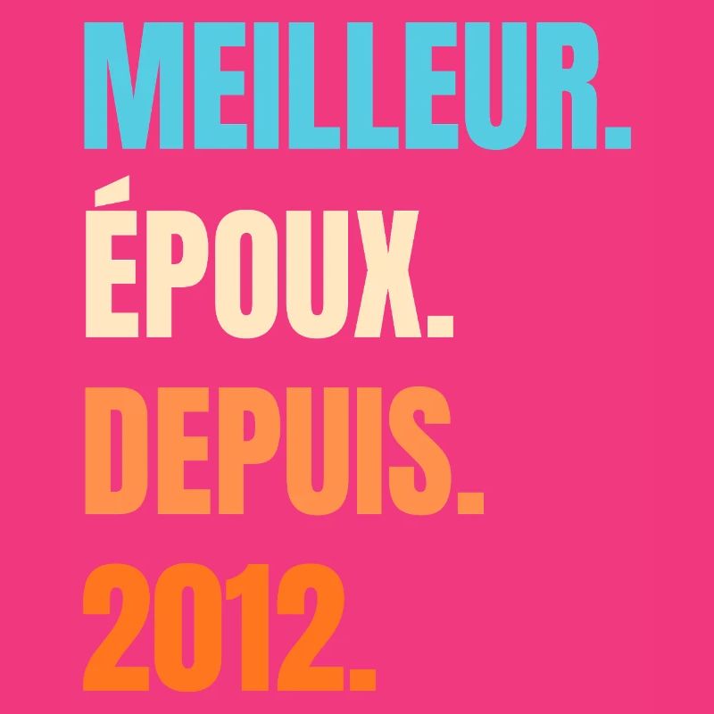 Bester Ehemann seit 2012 Geschenk-Ehemann