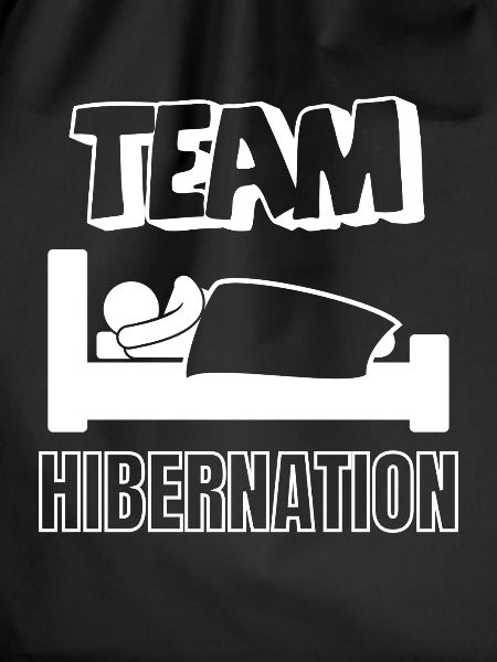Team Winterschlaf im Bett