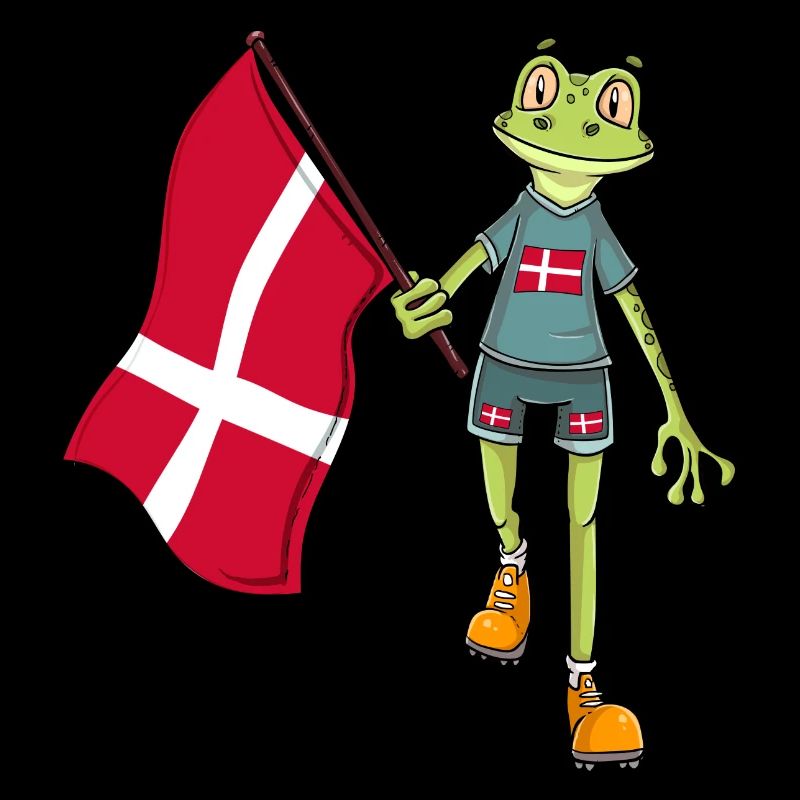 Denmark Fan Frog