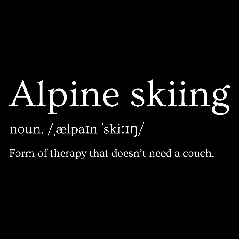 Alpine skiing dictionary - alpine skiing (dark c.)