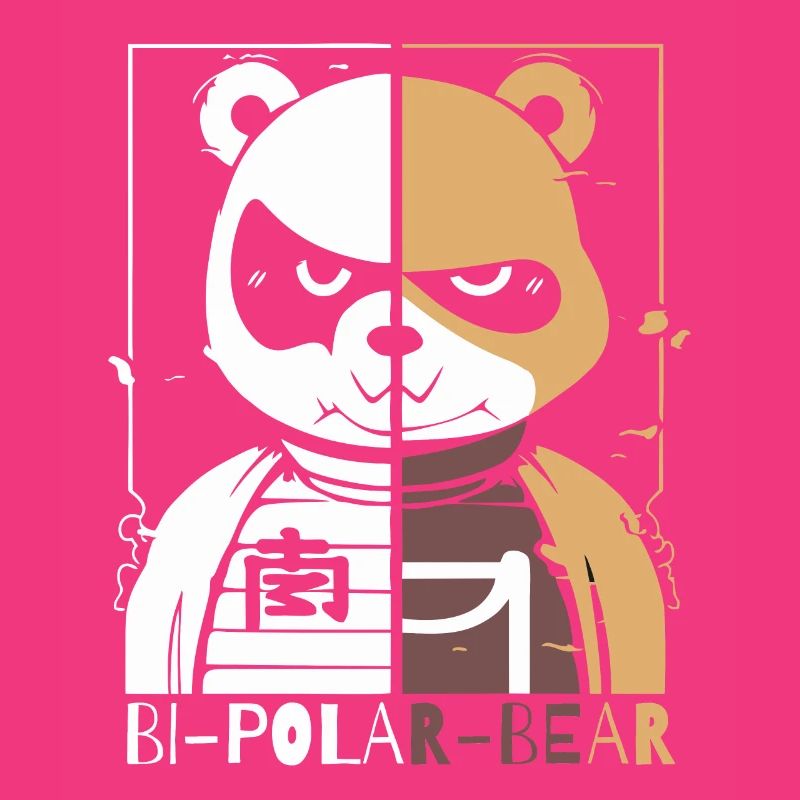 Bipolarer Polar Bär oder Eisbär