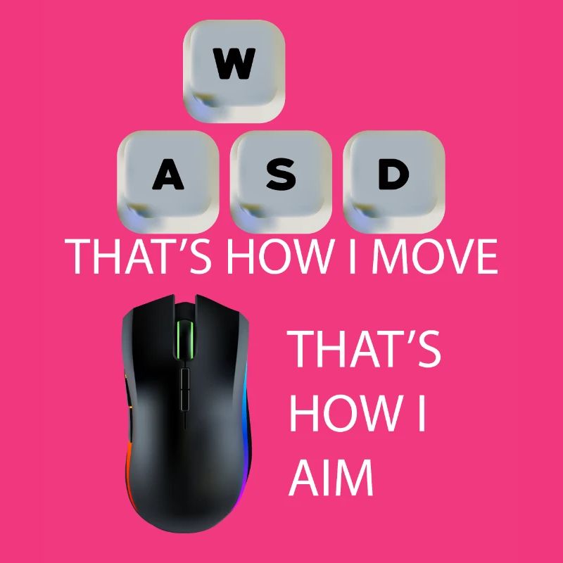 WASD Aim Gaming Gaming Video Game, PC, Computer