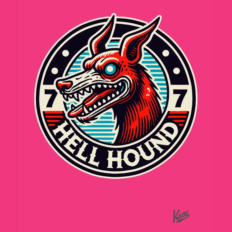The dog from hell, a hellhound