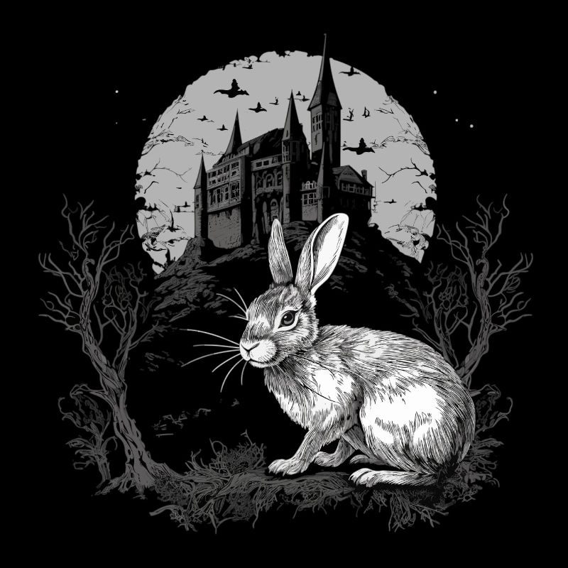 Rabbit Bunny Gothic Art