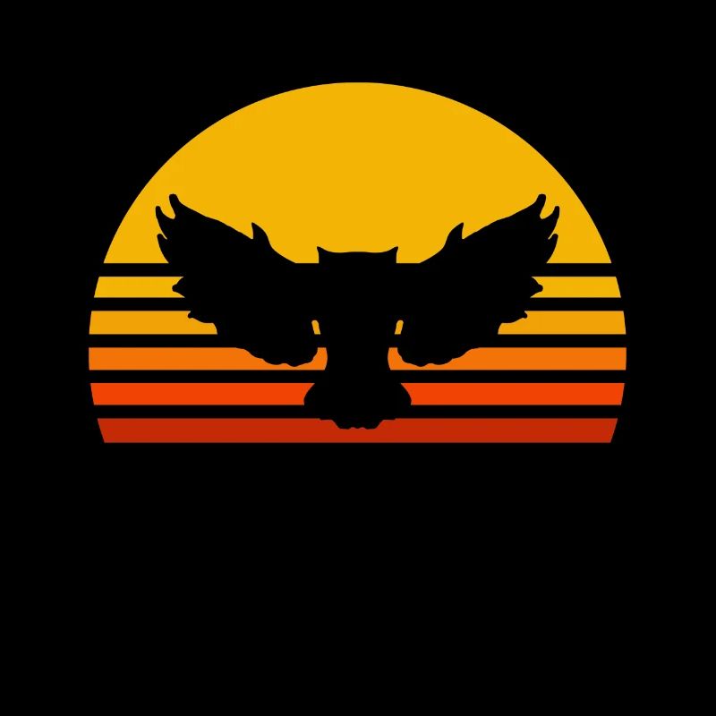 Eule Retro Owl