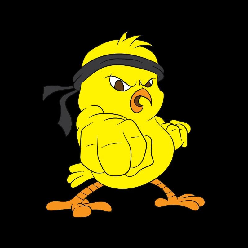 Karate chick bird