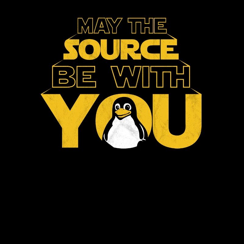 May the Source be with you Dark funny nerd