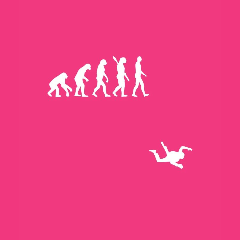 Skydiving - human evolution