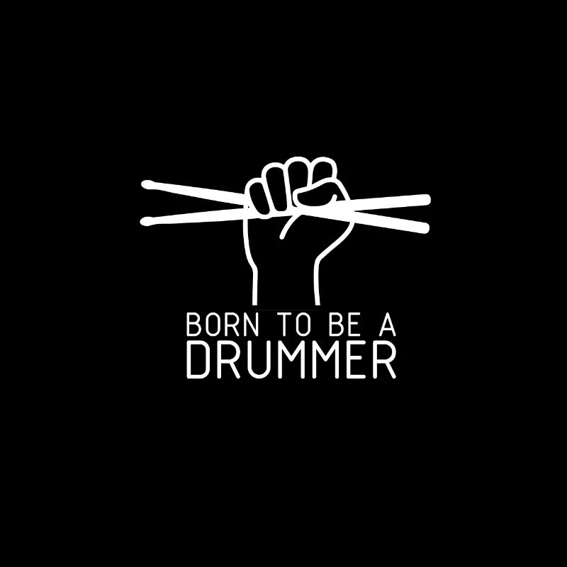 Schlagzeuger Born to be a Drummer Geschenk