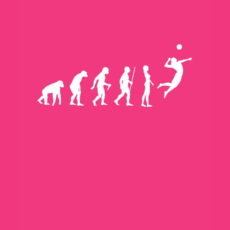 Volleyball - Evolution des Menschen (Darwin)