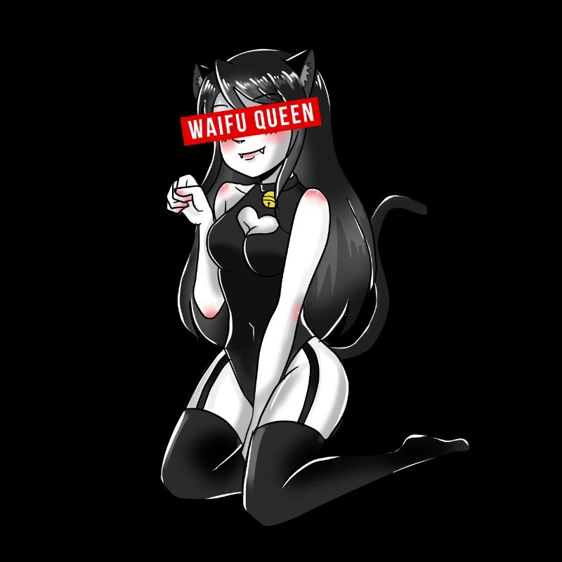 Waifu Anime Neko Queen