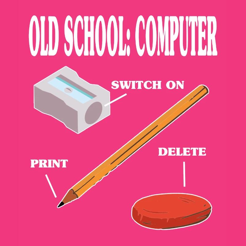 Old school computer pc technology