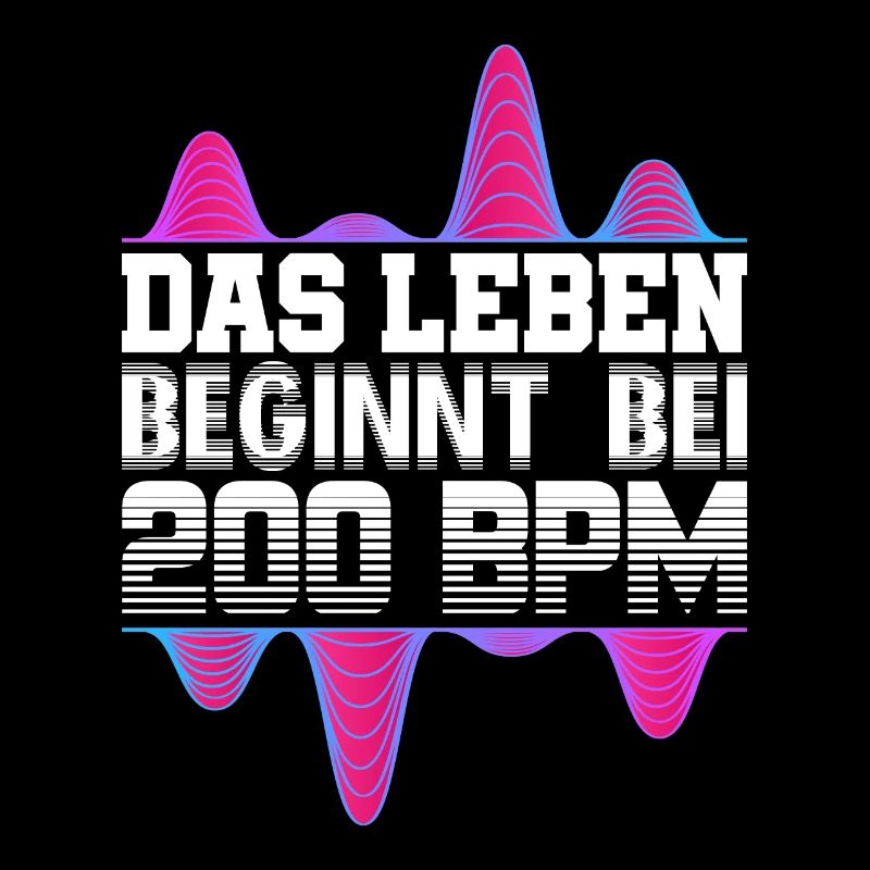 200 BPM Techno Uptempo Rave Geschenk