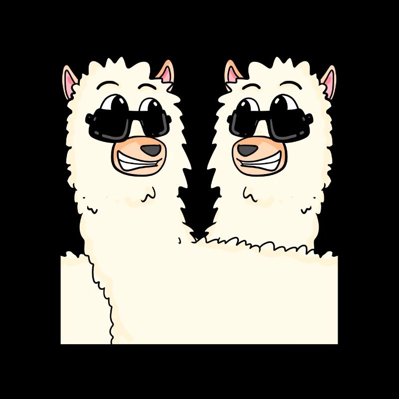 Funny alpacas