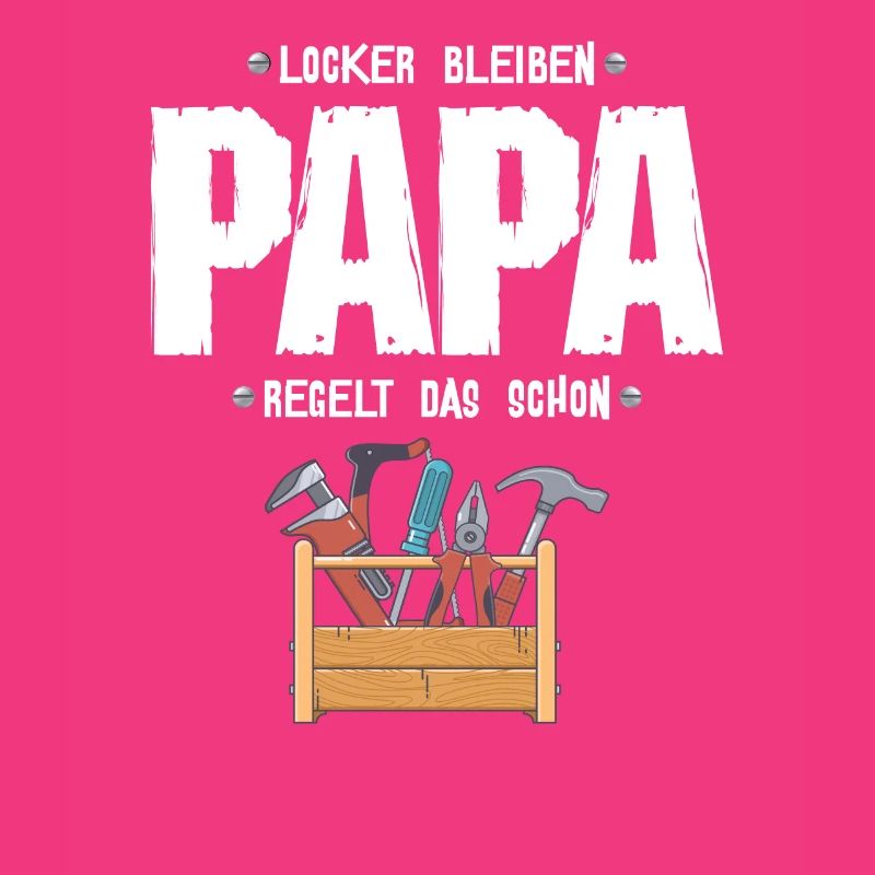 Papa Vater ist Techniker oder Handwerker Werkzeug