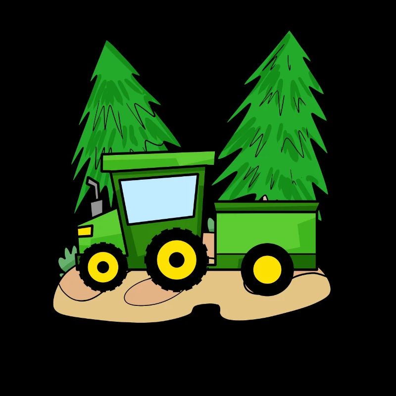 Traktor mit Anhänger