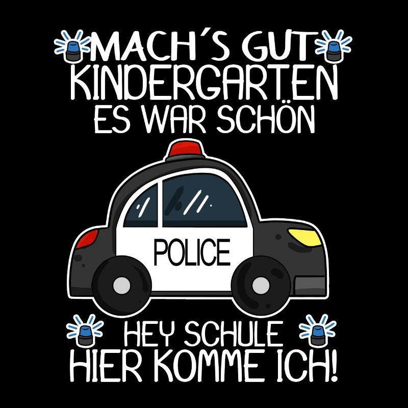 Einschulung Polizei Jungen Schulkind Geschenk